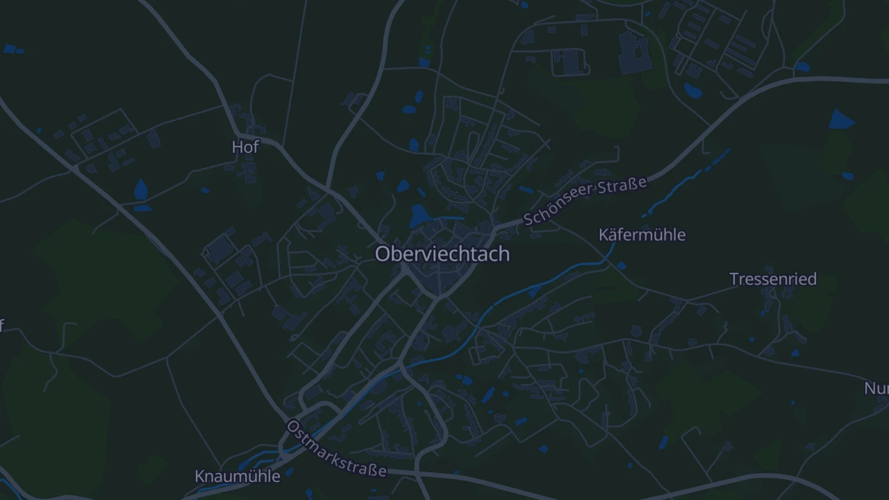Karte von Oberviechtach