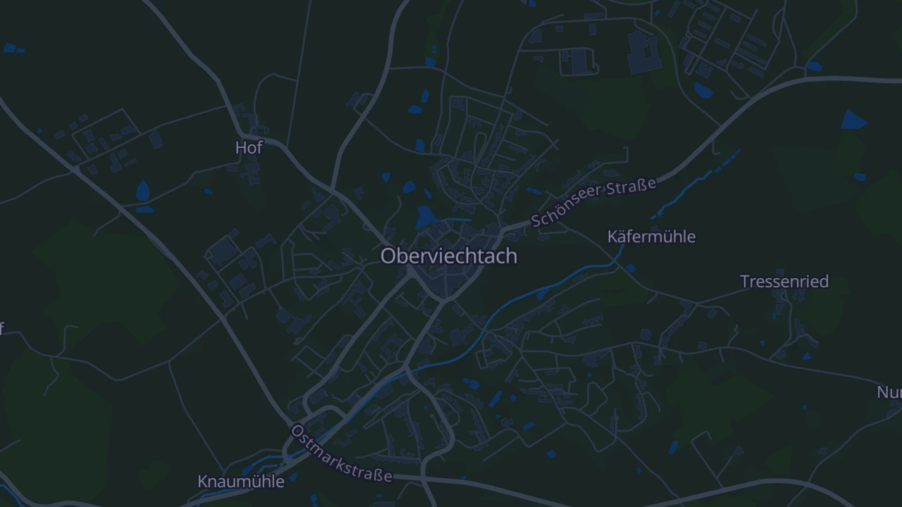 Karte von Oberviechtach