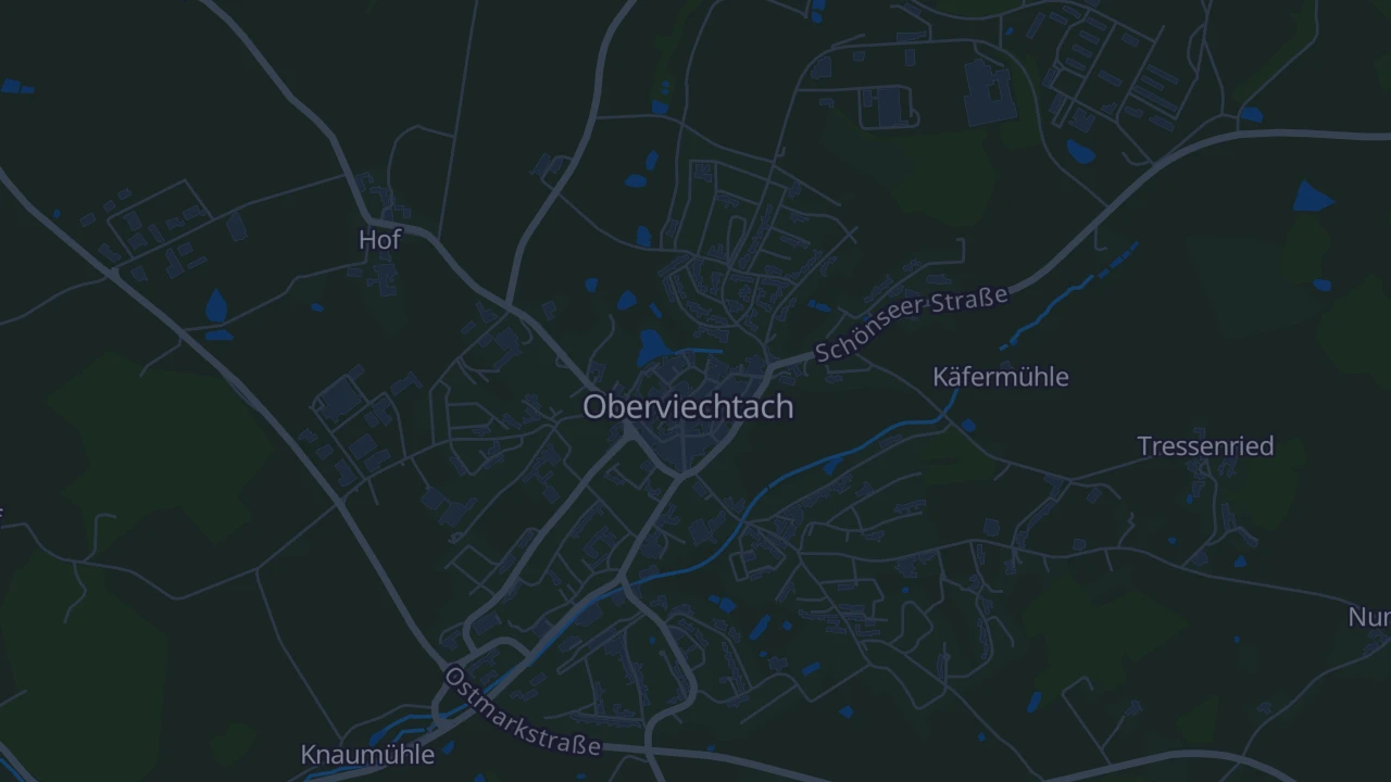Karte von Oberviechtach