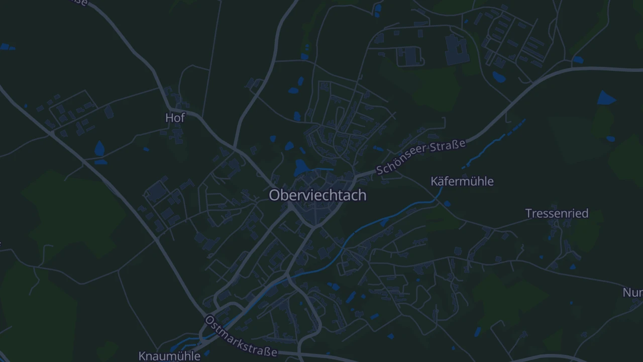Karte von Oberviechtach