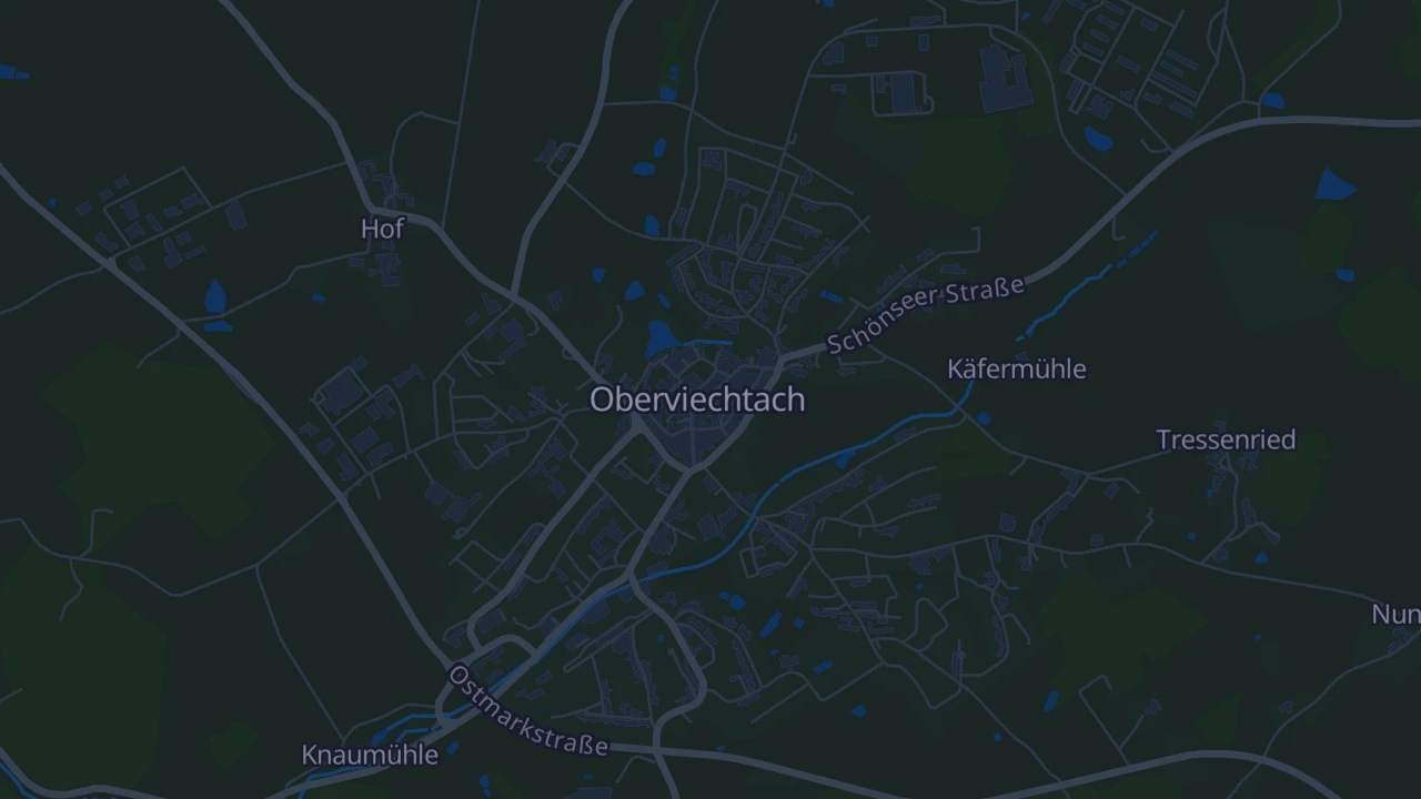 Karte von Oberviechtach