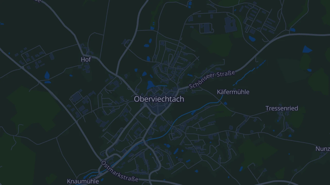 Karte von Oberviechtach