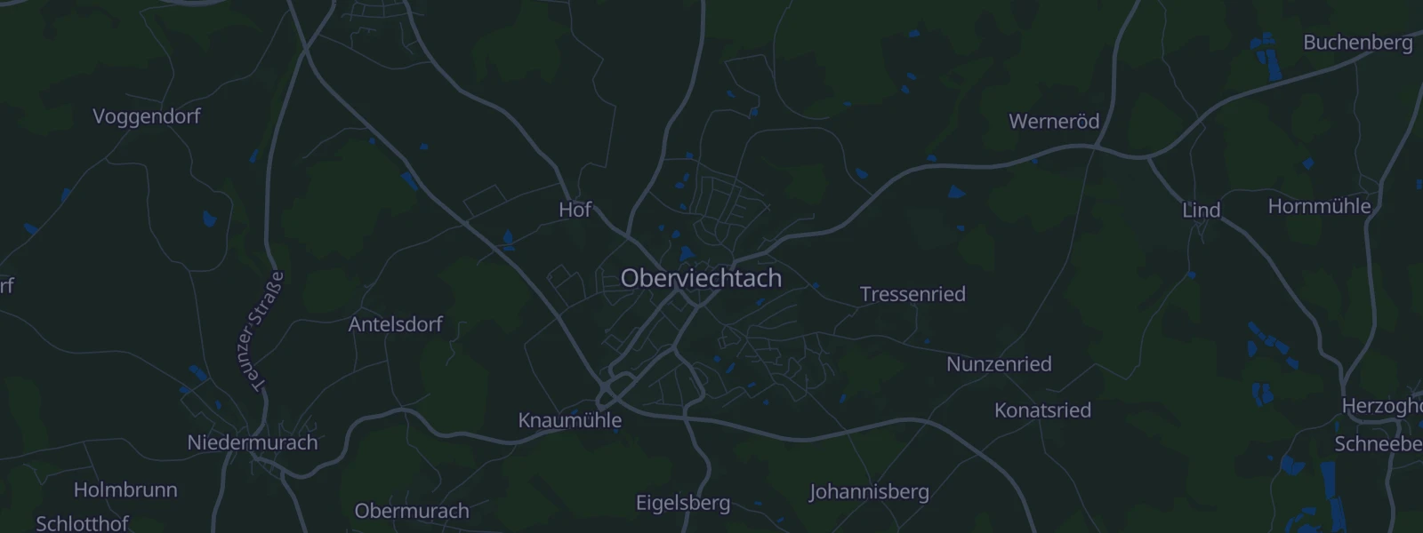 Karte von Oberviechtach