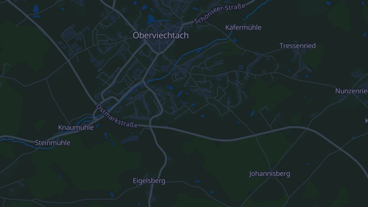 Karte von Oberviechtach