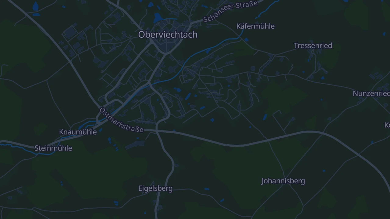 Karte von Oberviechtach