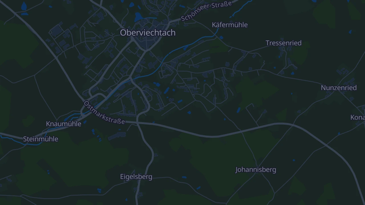 Karte von Oberviechtach