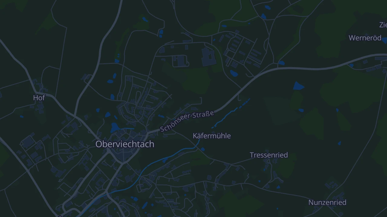 Karte von Oberviechtach