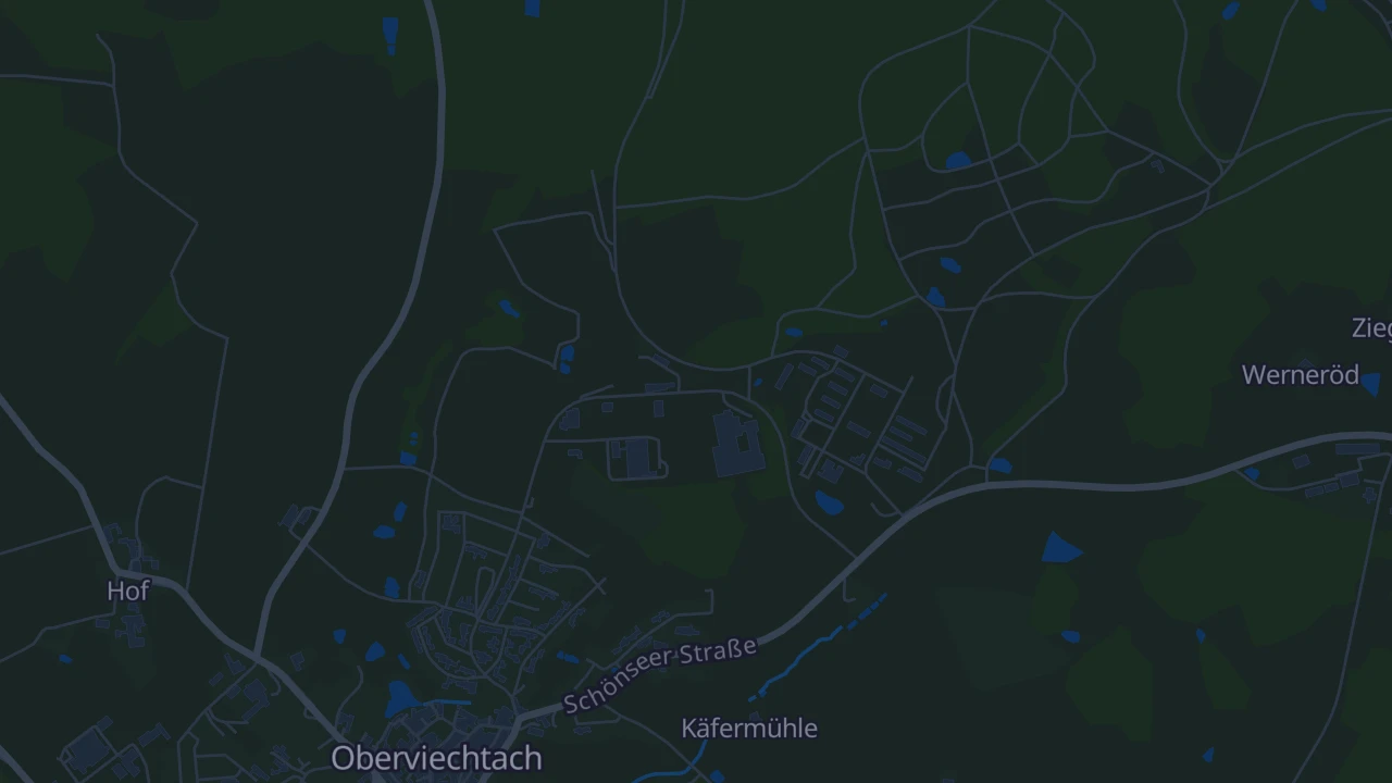 Karte von Oberviechtach