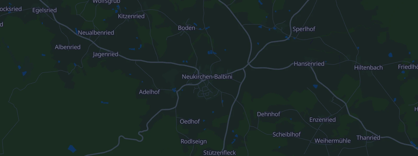 Karte von Neukirchen-Balbini