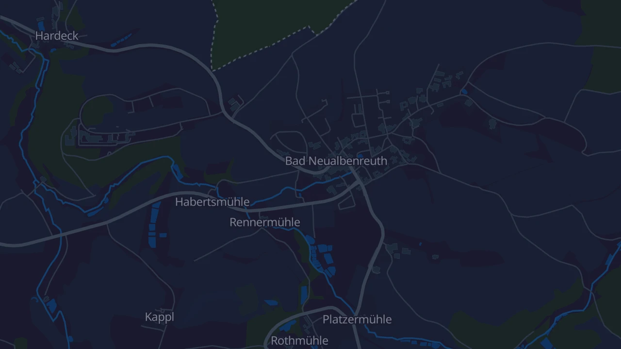 Karte von Bad Neualbenreuth