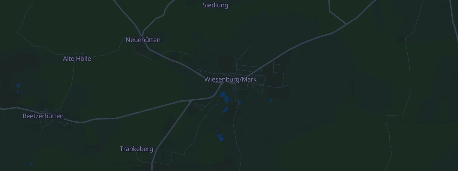 Karte von Wiesenburg/Mark