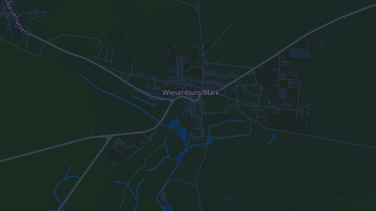 Karte von Wiesenburg/Mark