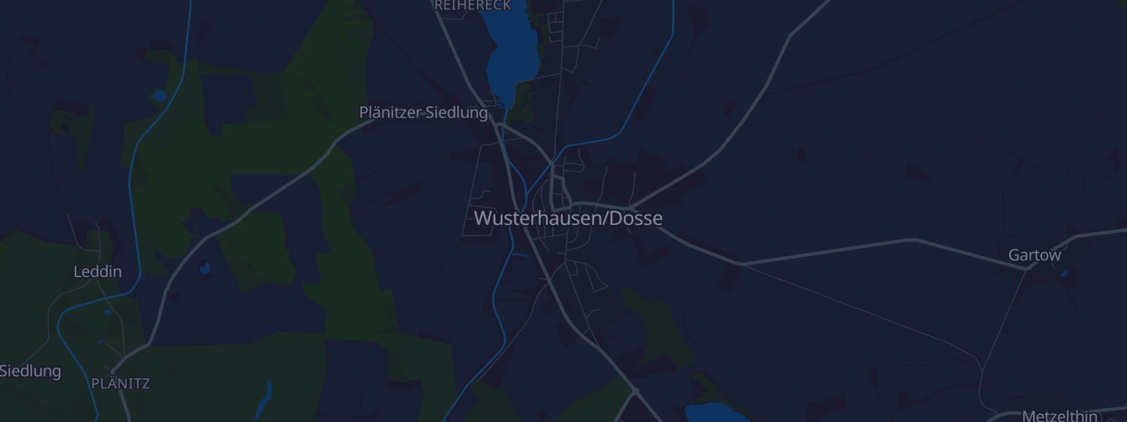 Karte von Wusterhausen/Dosse