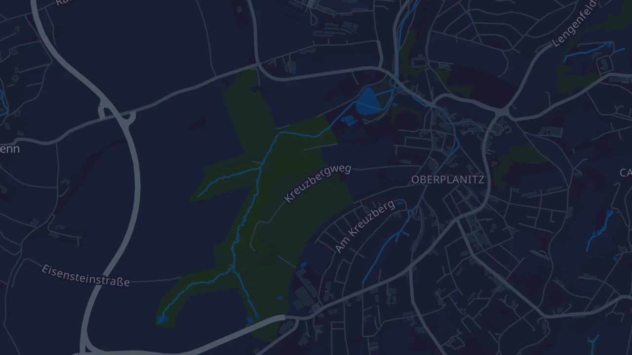 Karte von Zwickau
