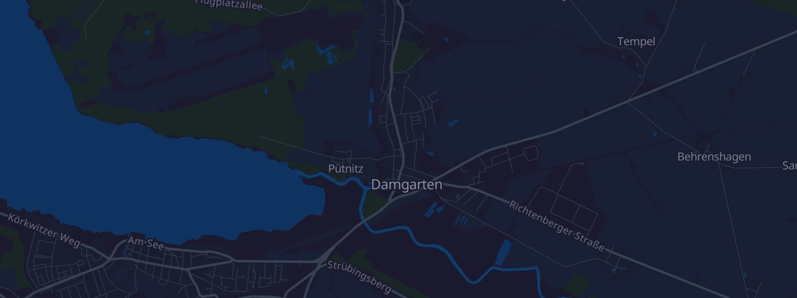 Karte von Ribnitz-Damgarten
