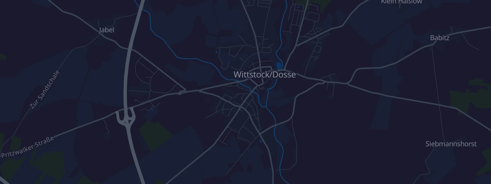 Karte von Wittstock/dosse