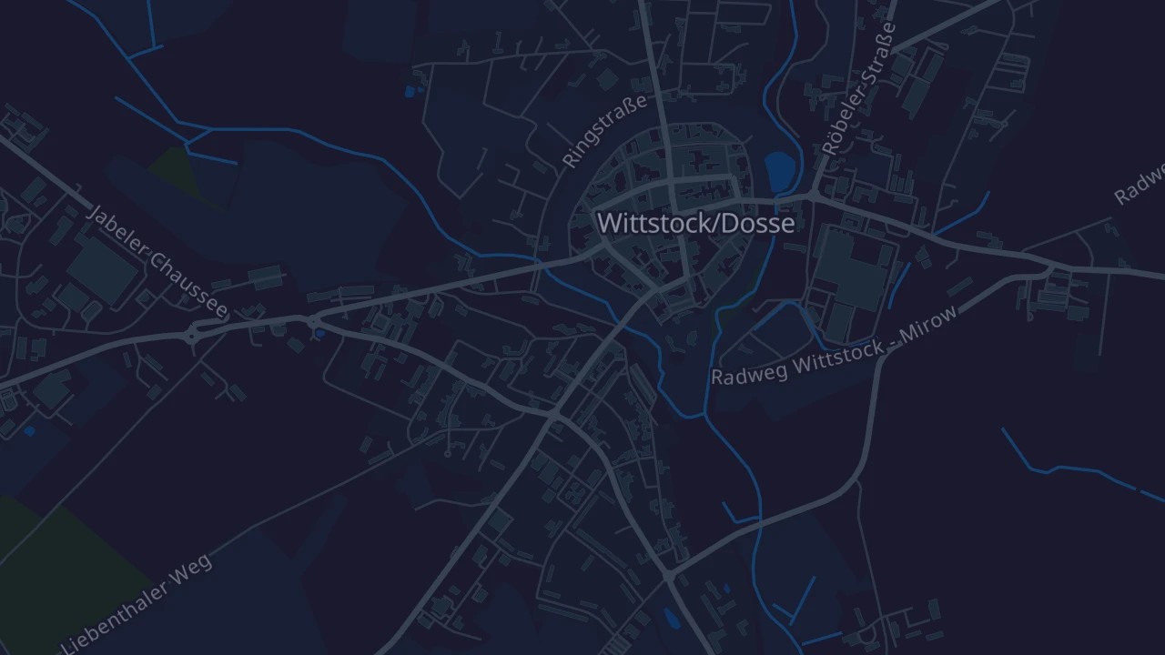 Karte von Wittstock/dosse