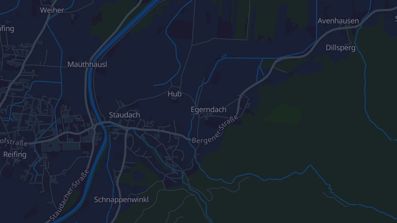 Karte von Staudach-Egerndach