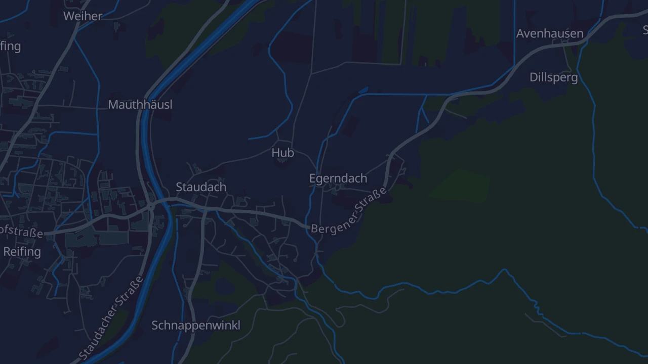 Karte von Staudach-Egerndach
