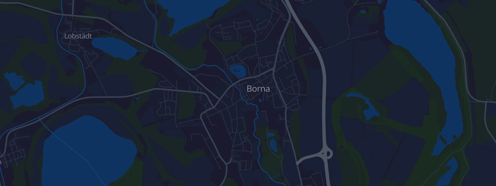 Karte von Borna