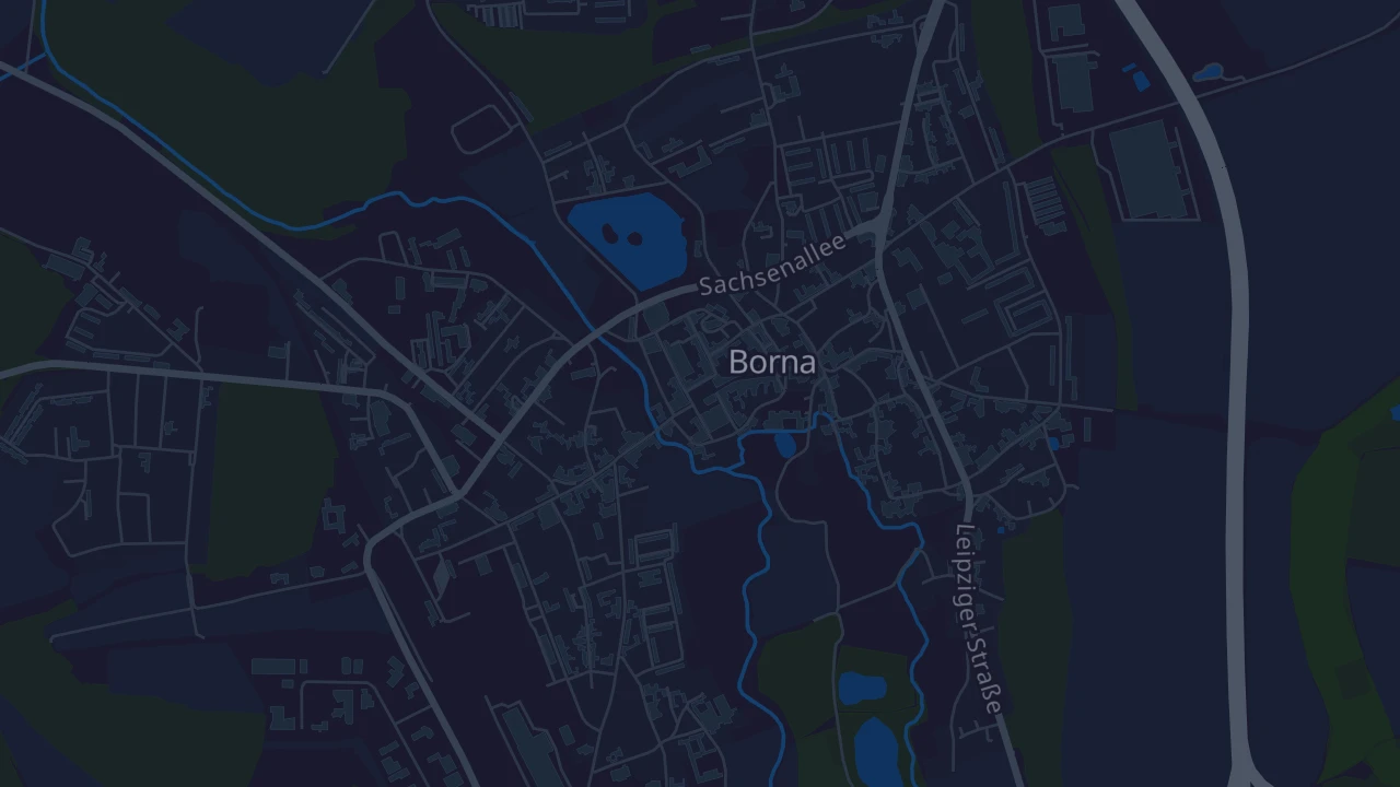 Karte von Borna