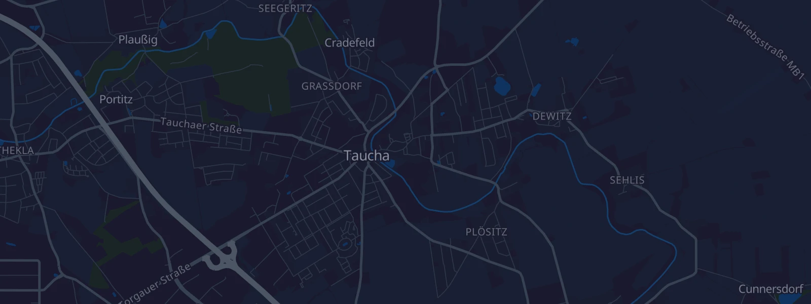 Karte von Taucha