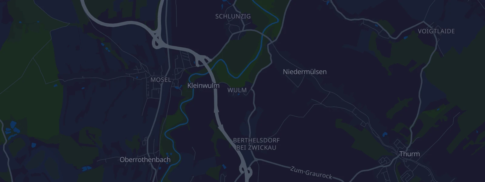 Karte von Mülsen Wulm