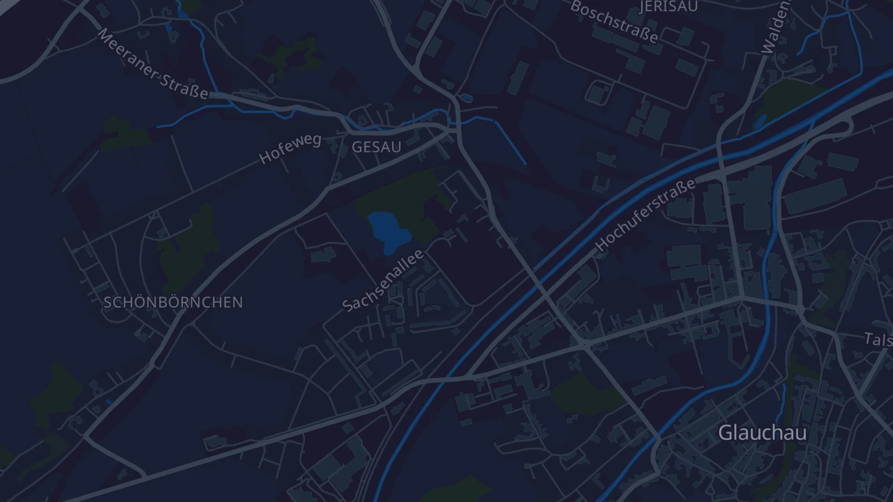 Karte von Glauchau