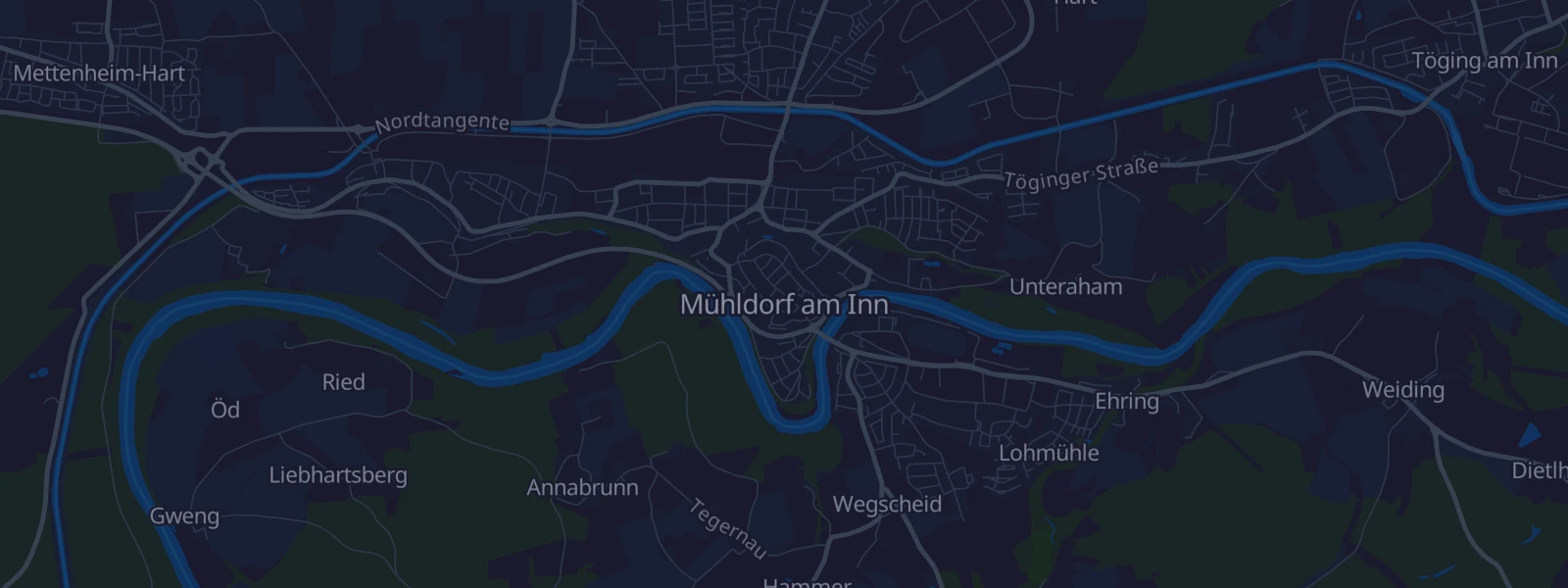 Karte von Mühldorf am Inn