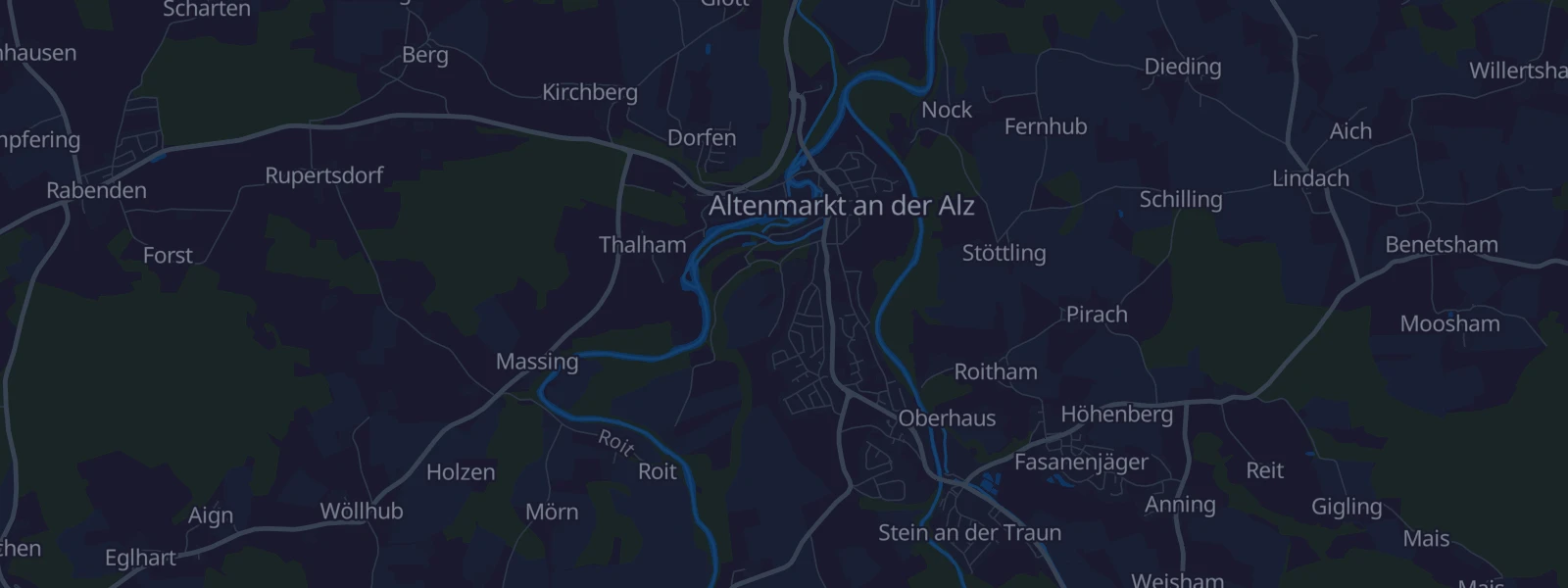 Karte von Altenmarkt a. d. Alz