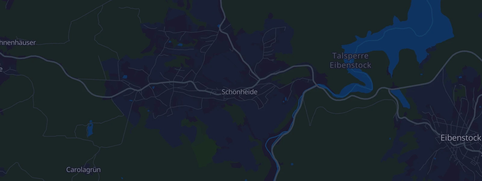Karte von Schönheide