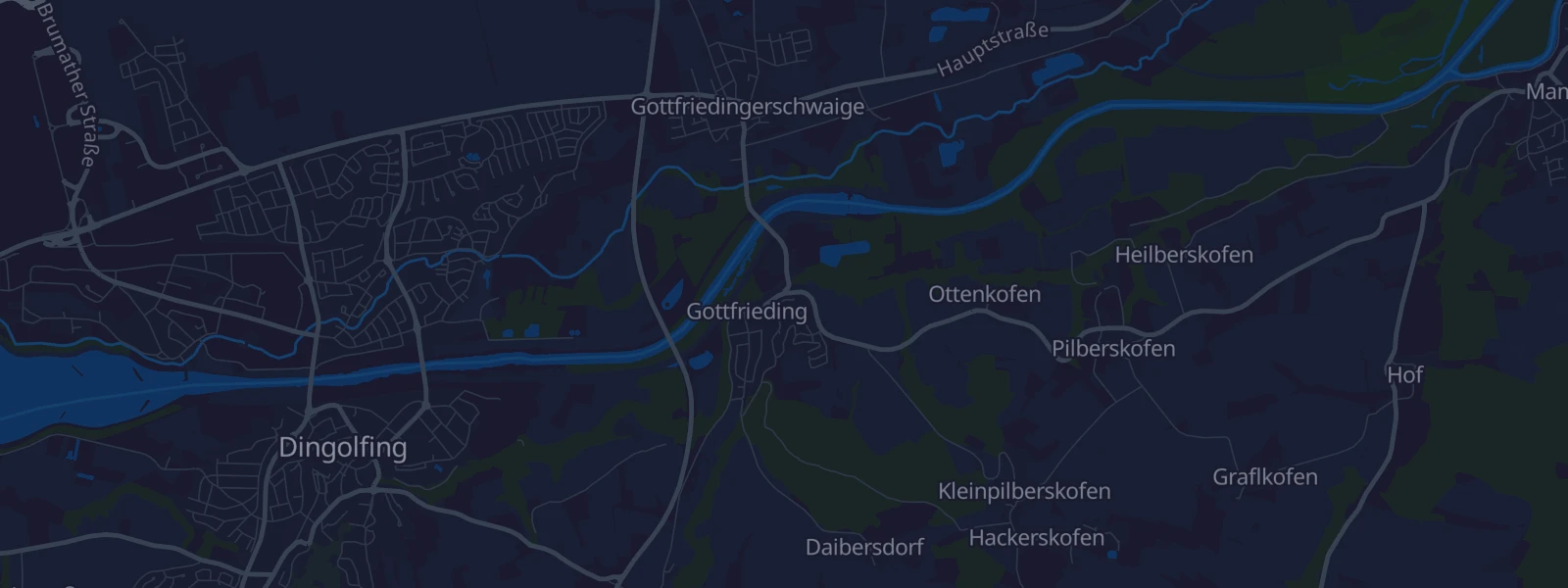 Karte von Gottfrieding