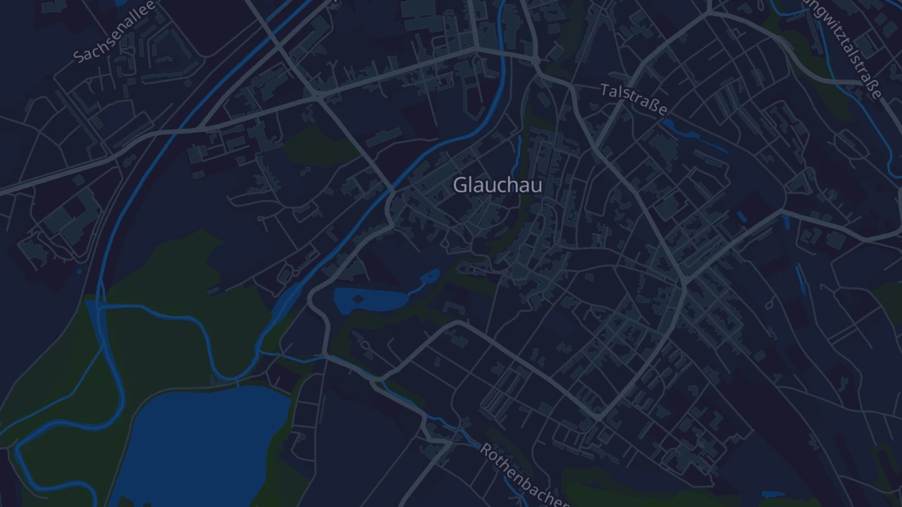 Karte von Glauchau