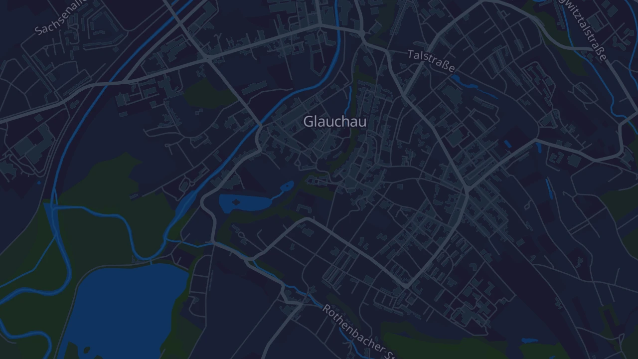 Karte von Glauchau