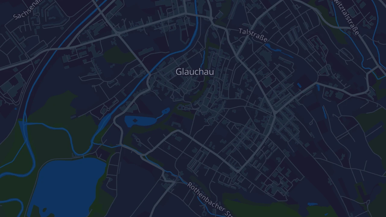 Karte von Glauchau