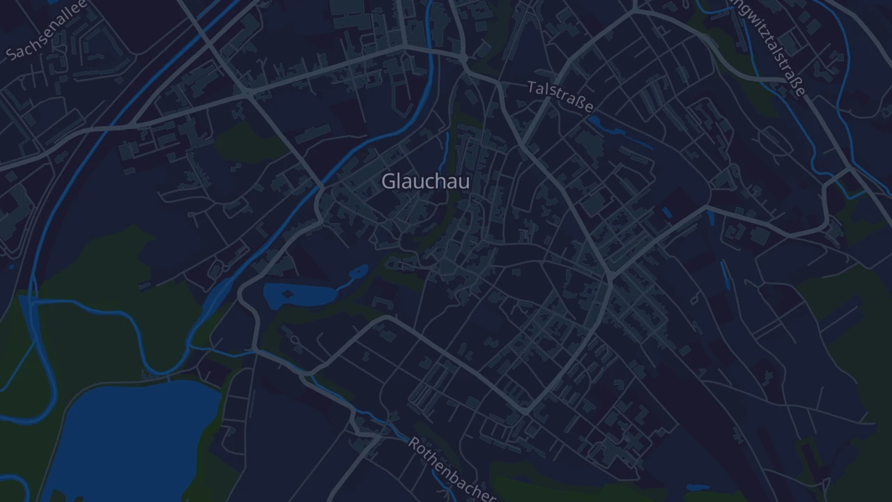 Karte von Glauchau