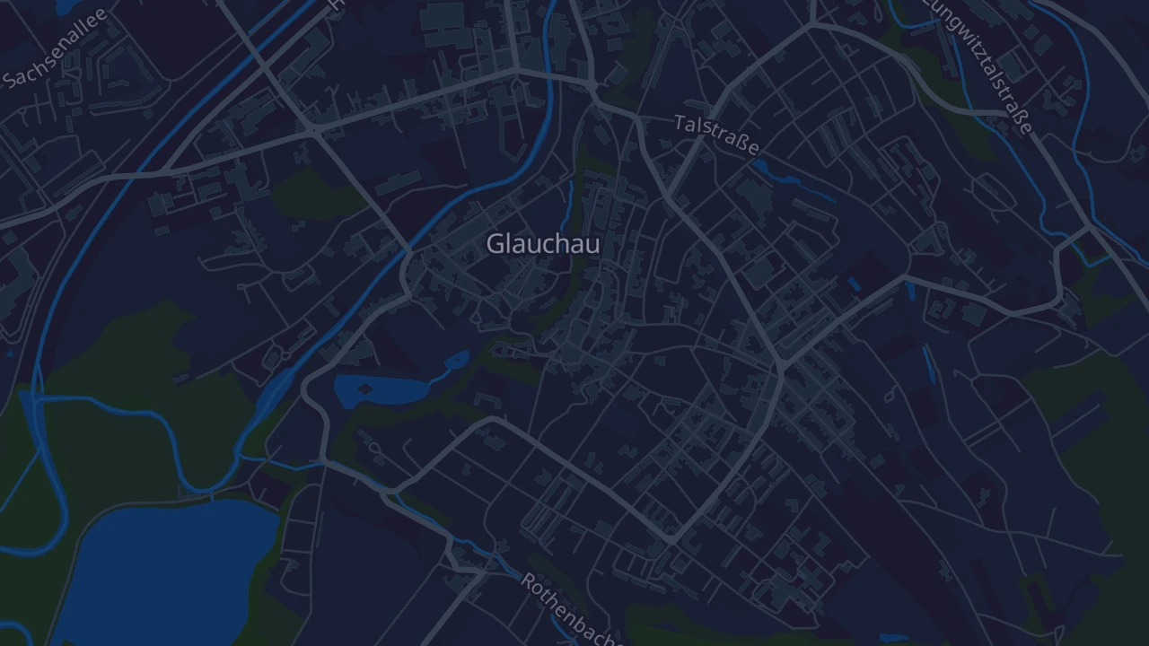 Karte von Glauchau