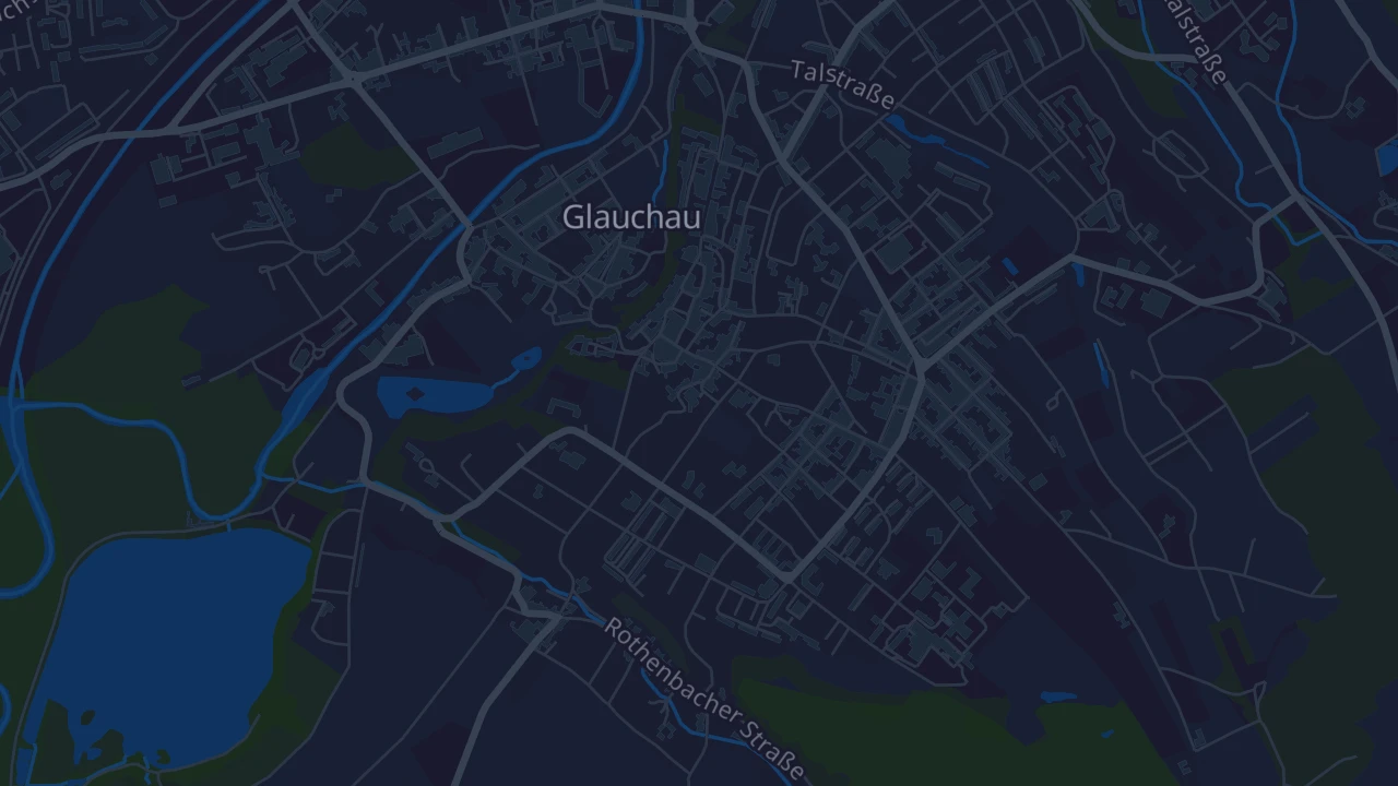 Karte von Glauchau