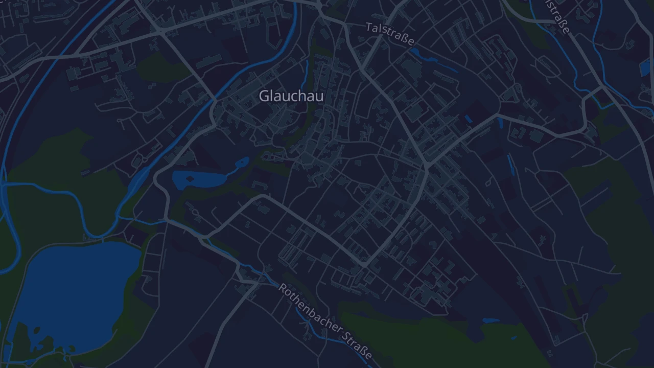 Karte von Glauchau