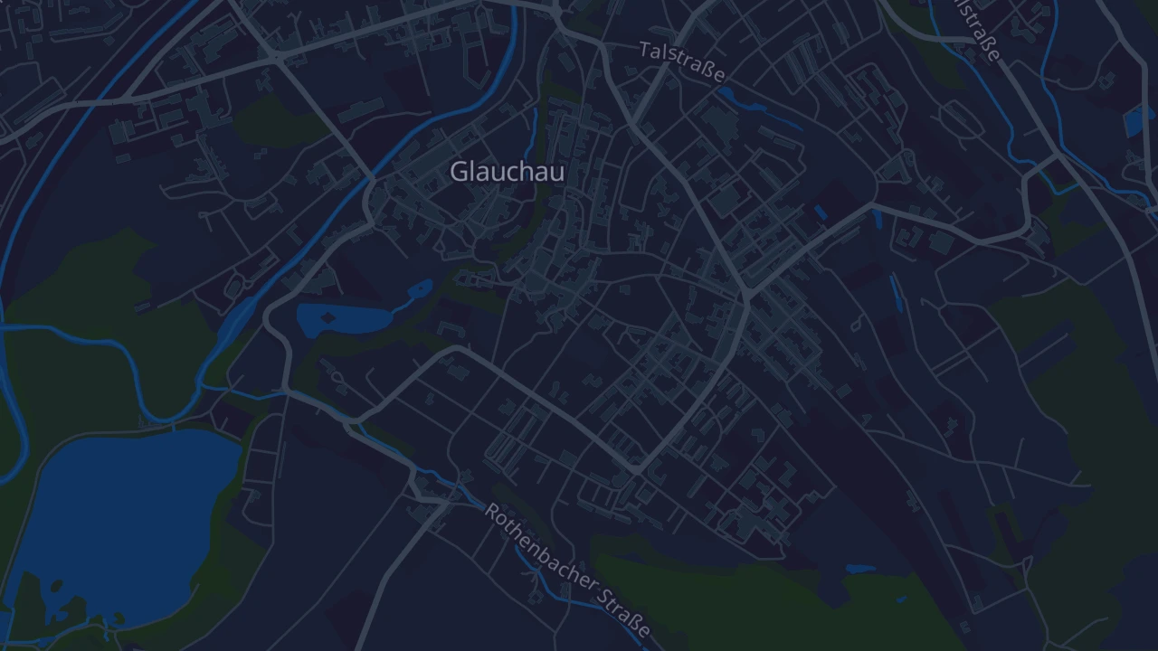 Karte von Glauchau