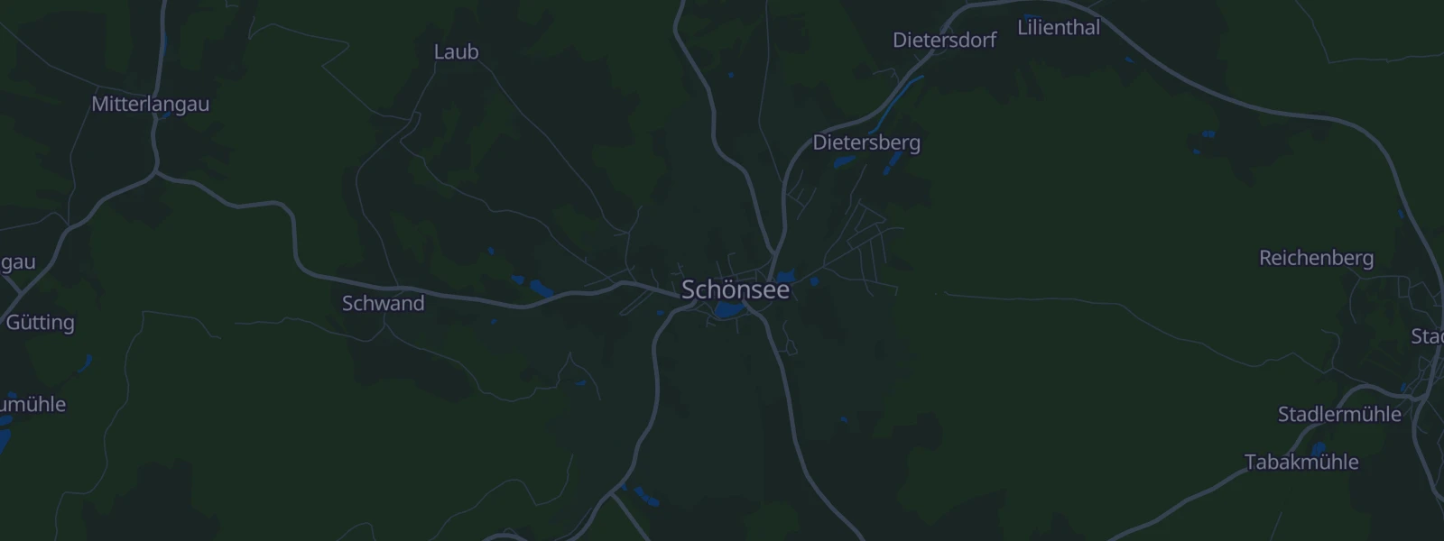 Karte von Schönsee