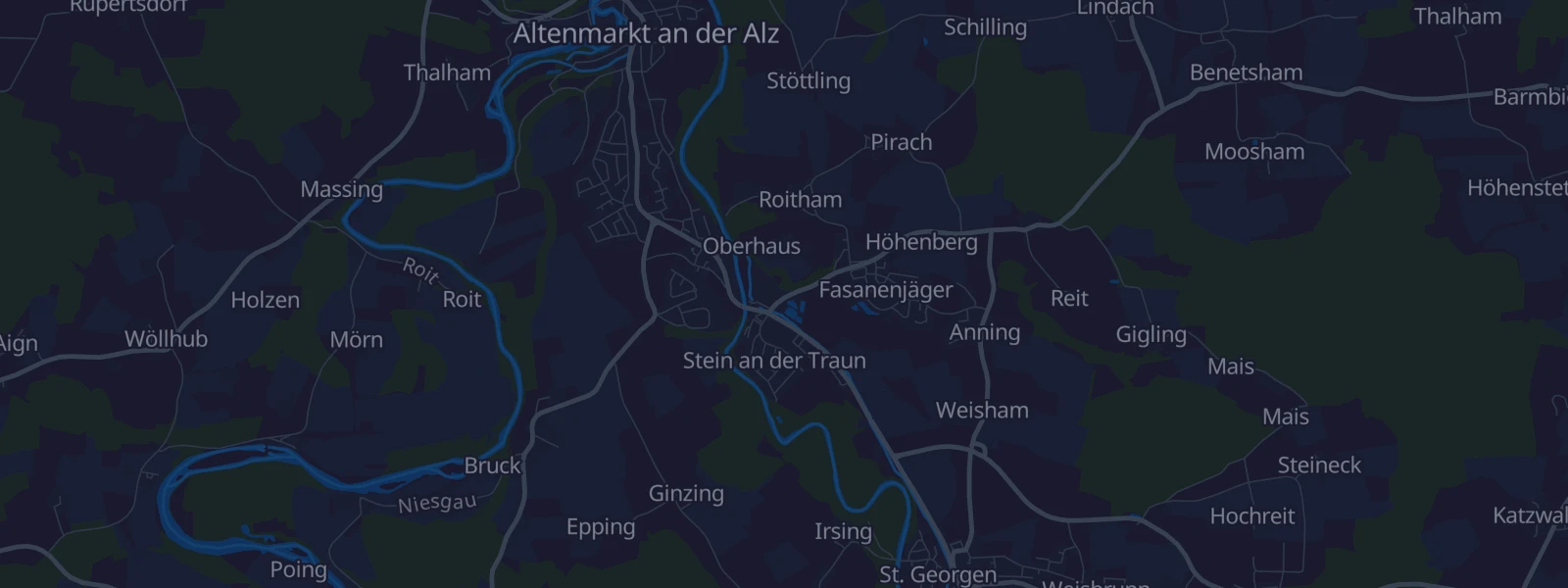 Karte von Stein a.d. Traun