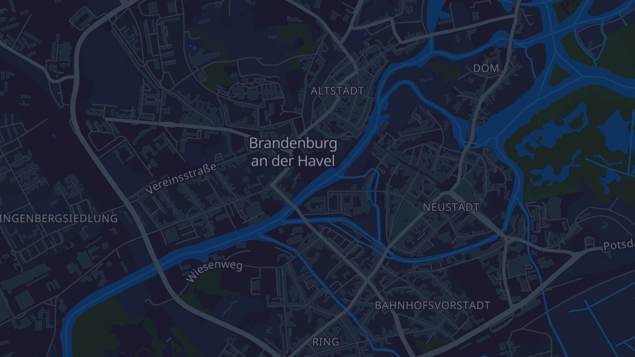 Karte von Brandenburg an der Havel