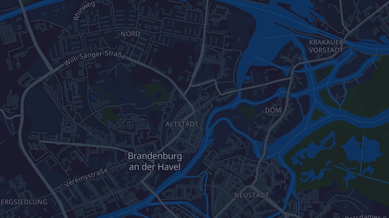 Karte von Brandenburg an der Havel