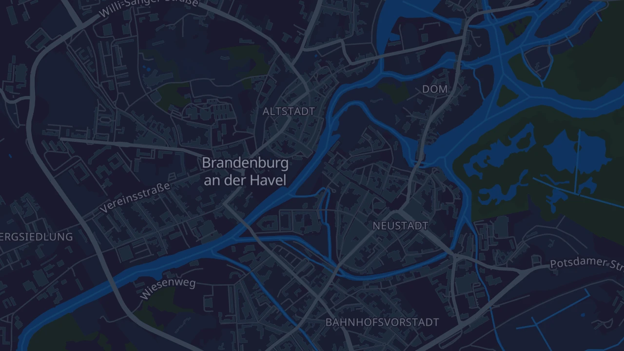 Karte von Brandenburg an der Havel