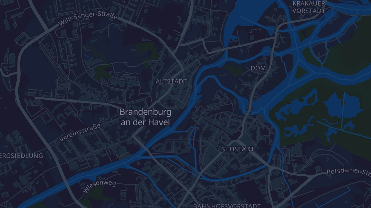 Karte von Brandenburg an der Havel