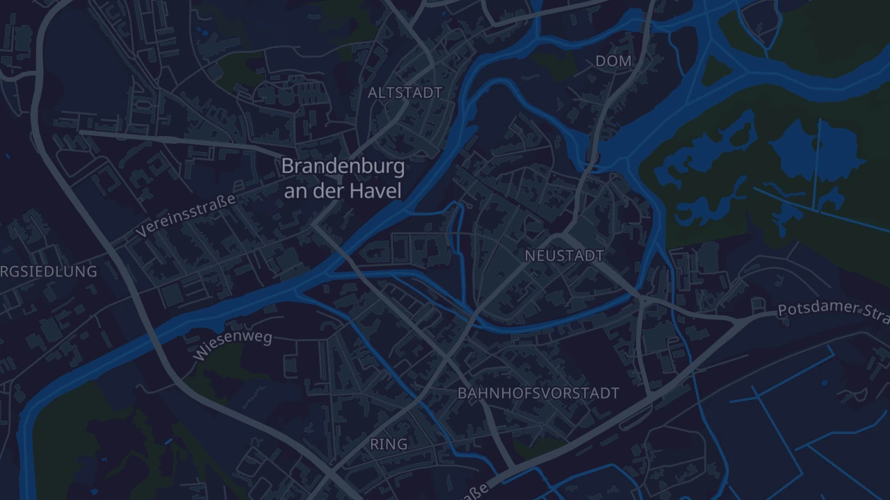 Karte von Brandenburg an der Havel