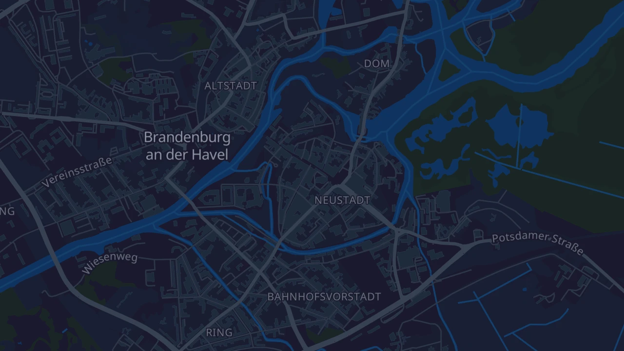 Karte von Brandenburg an der Havel