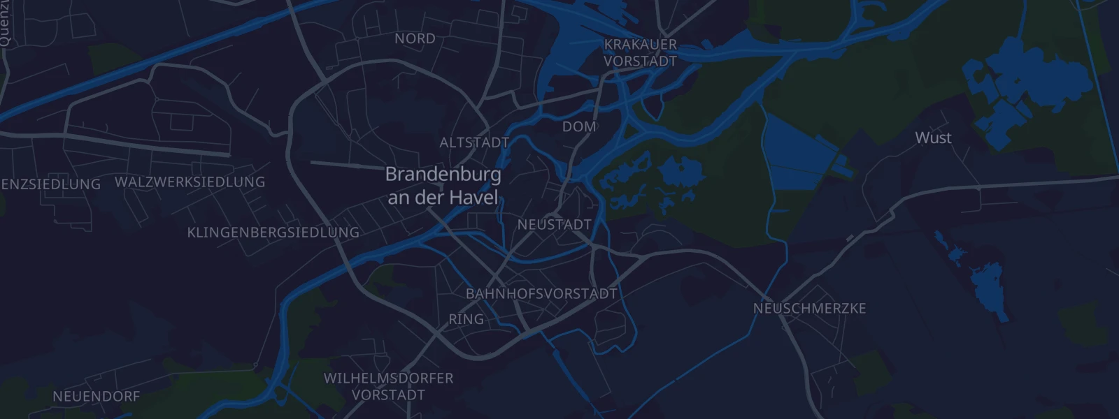 Karte von Brandenburg an der Havel