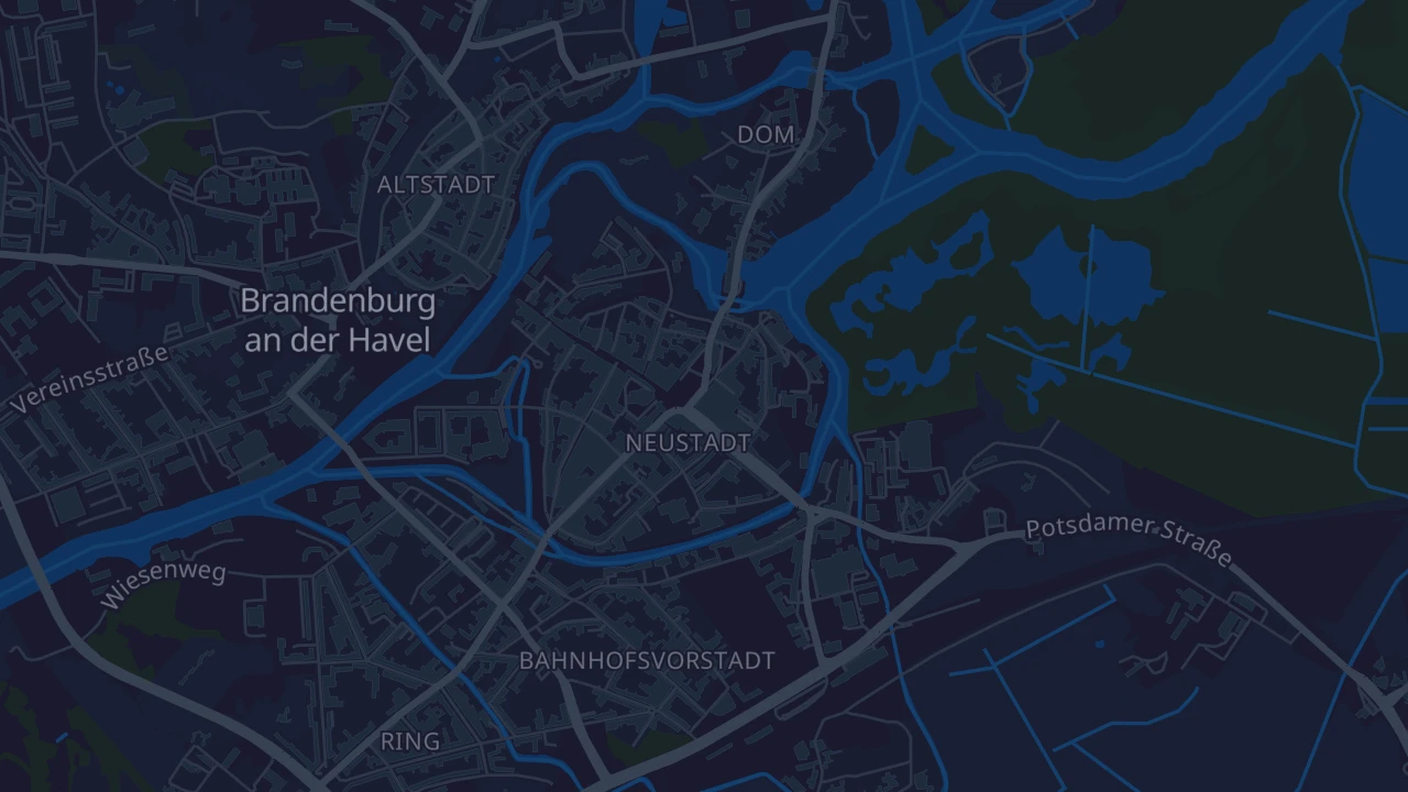 Karte von Brandenburg an der Havel